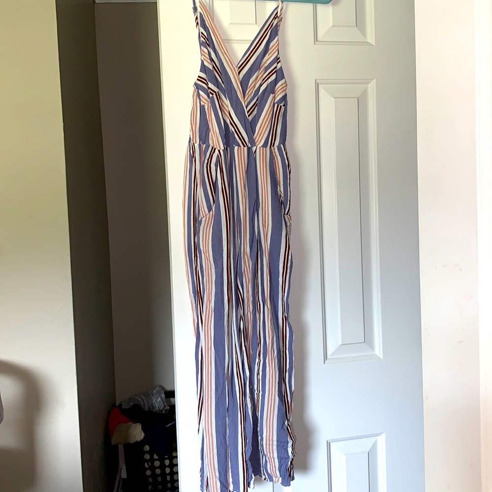 Striped romper
